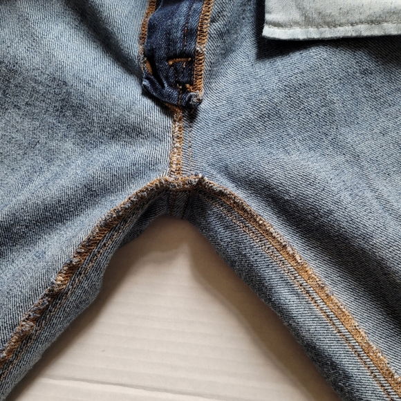 Boot cut jeans 7 For All Mankind 7FAM distressed stretch denim pants low rise 29 - Picture 13 of 16